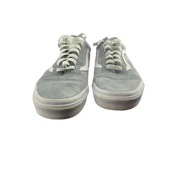 Vans Old Skool Pig Suede Blue Fog/True White Womens 8.5 - Picture 2 of 9